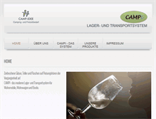 Tablet Screenshot of campidee.com